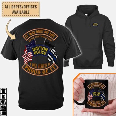 dayton police department ohcotton printed shirts pnbya