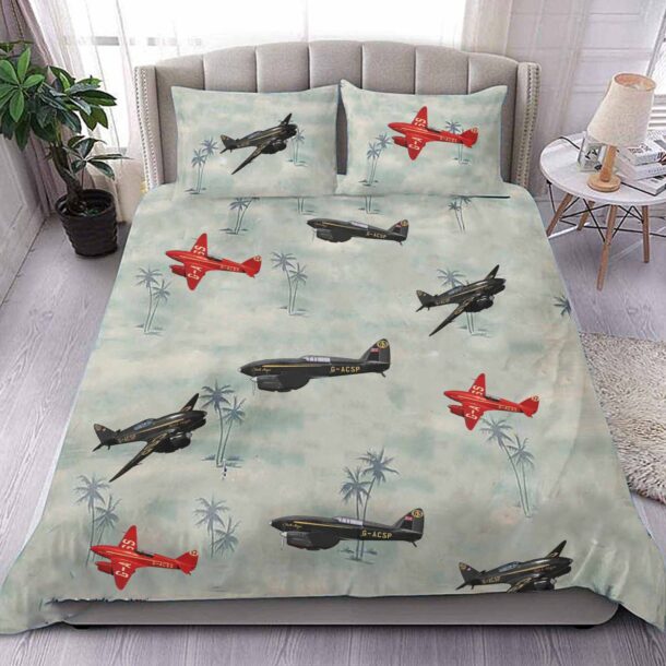 de havilland dh88 comet dh88aircraft bedding collection nq707