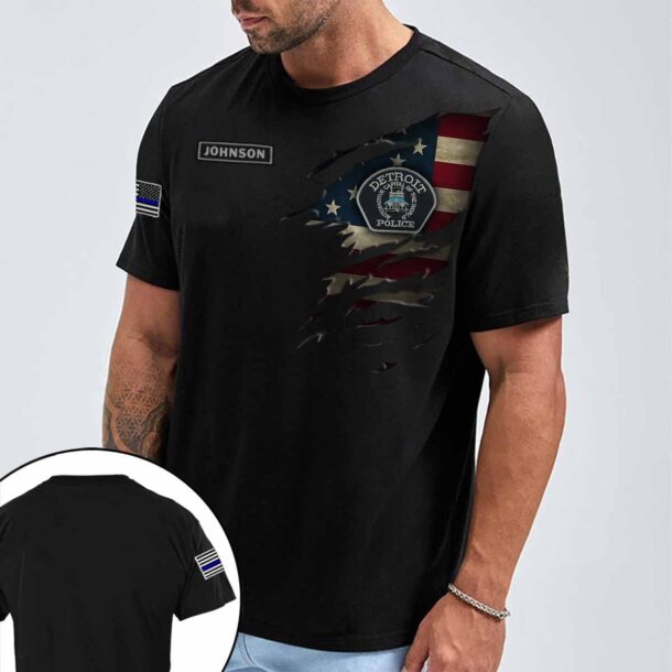 detroit police department dpd miquarter zip hoodie aop polo tshirt cm3t1