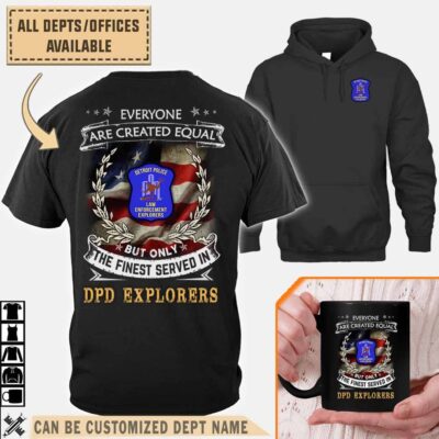 detroit police law enforcement explorers micotton shirts yjuhg