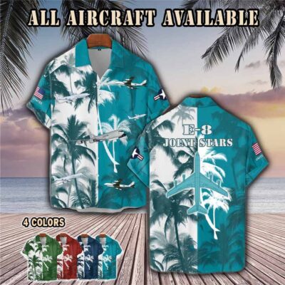 e 8 joint stars e8aircraft palm tree pocket hawaiian shirt hxv0j