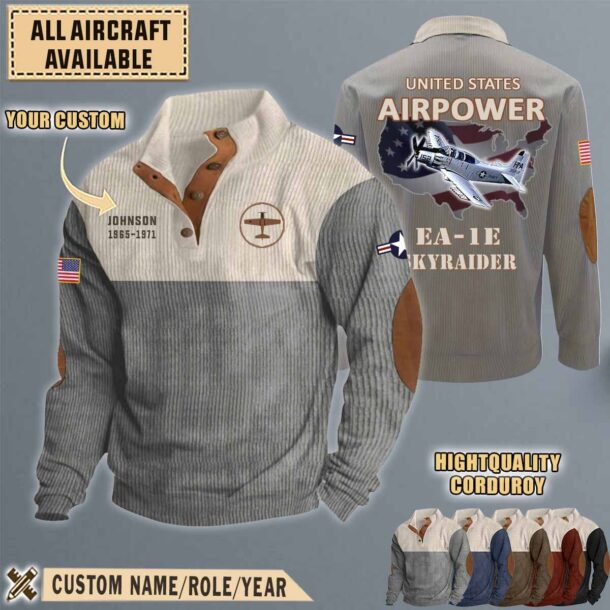 ea 1e skyraider ea1eaircraft stand collar sweatshirt q3dk3
