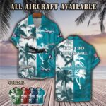 ec 130 compass call ec130j ec130h ec130eaircraft palm tree pocket hawaiian shirt 0hivb