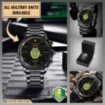 Echo Co. 12th MP BN_Military Black Wrist Watch