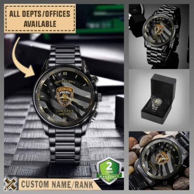 essex county department of corrections njblack wrist watch 0a0vh