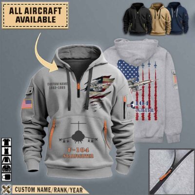 f 104 starfighter f104quarter zip hoodie aop polo tshirt oaf4m