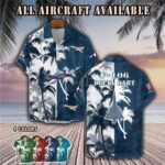 f 106 delta dart f106aircraft palm tree pocket hawaiian shirt kb7il