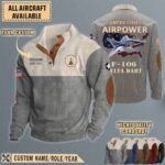 f 106 delta dart f106aircraft stand collar sweatshirt bj7rz