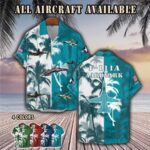 f 111a aardvark vietnam war f111aaircraft palm tree pocket hawaiian shirt 2qsru