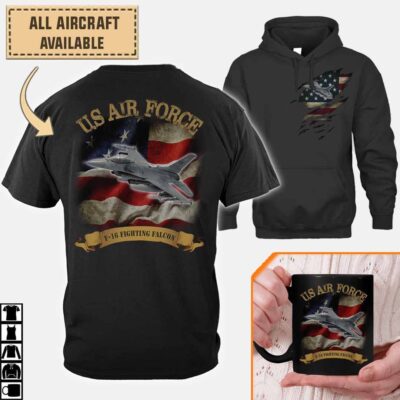 f 16 fighting falcon usafcotton printed shirts m2d7t