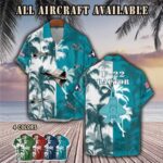 f 22 raptor f22aircraft palm tree pocket hawaiian shirt owdi0