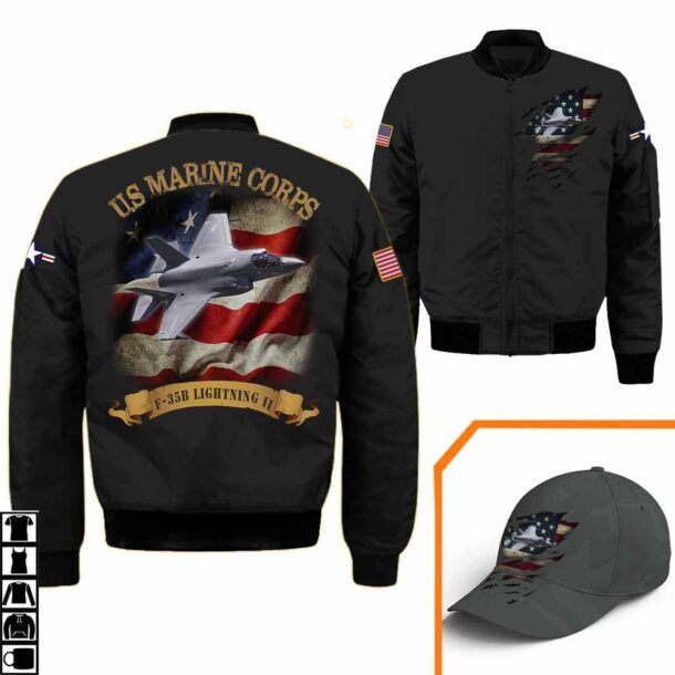 f 35b lightning ii f35b usmccotton printed shirts czst3