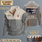 f 35b lightning ii f35baircraft stand collar sweatshirt vnsq3