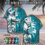 f 4 phantom ii f4aircraft palm tree pocket hawaiian shirt wsoke