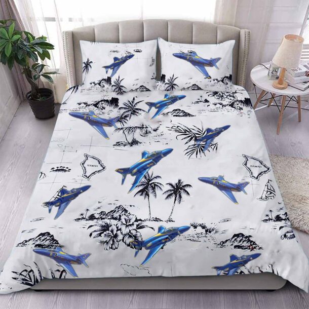 f 4j phantom ii us navy blue angels f4jaircraft bedding collection x0503