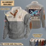 f 84f thunderstreak f84faircraft stand collar sweatshirt 1luai