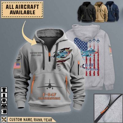 f 84f thunderstreak f84fquarter zip hoodie aop polo tshirt xsxdg