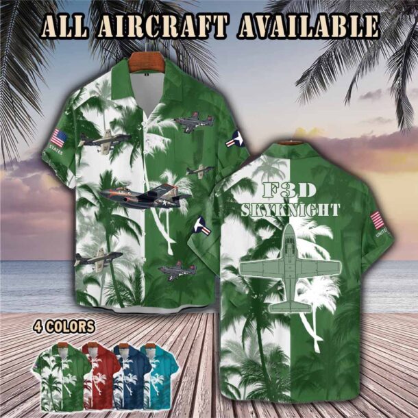 f3d skyknightaircraft palm tree pocket hawaiian shirt j6a1j