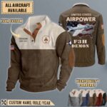 f3h demonaircraft stand collar sweatshirt 68n5m