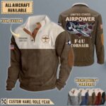 f4u corsairaircraft stand collar sweatshirt o72qg