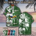 fairchild pt 26 pt26aircraft palm tree pocket hawaiian shirt kre5p