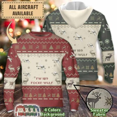 focke wulf fw 189 uhuaircraft sweater hkayh