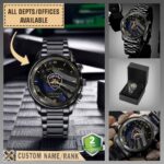 Fontana Police Department CA_Black Wrist Watch