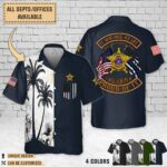 Gray County Sheriff's Office TX_Dual Flag Hawaiian Shirt