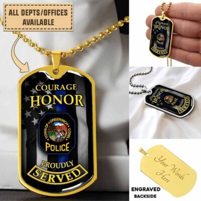 greenwich police department ctdogtag xce38