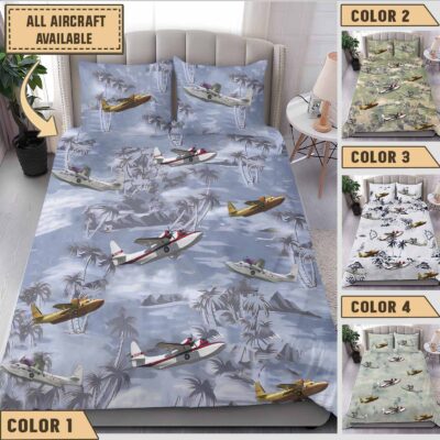 grumman g 73 mallard g73aircraft bedding collection 8bm11