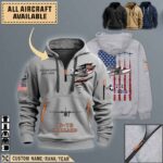 grumman g 73 mallard g73quarter zip hoodie aop polo tshirt n07zq