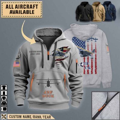 grumman j2f duckquarter zip hoodie aop polo tshirt rtafp