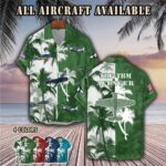 grumman tbf  tbm avengeraircraft palm tree pocket hawaiian shirt tr8zq