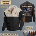 grumman tbf  tbm avengeraircraft stand collar sweatshirt phw7i