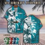 h 19 chickasaw h19aircraft palm tree pocket hawaiian shirt 632it