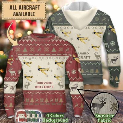 harvard aircraftaircraft sweater bf86t