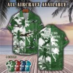 hc 130 combat king hc130aircraft palm tree pocket hawaiian shirt 3gypi