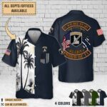 Idaho State Police ID_Dual Flag Hawaiian Shirt