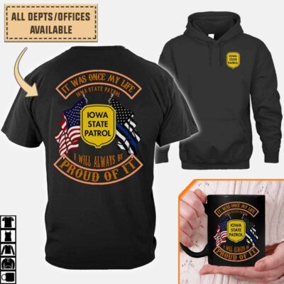 iowa state patrol iacotton printed shirts a6t2q
