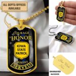 Iowa State Patrol IA_Dogtag