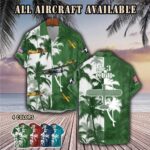 j 3 cub j3aircraft palm tree pocket hawaiian shirt 5r365