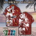 j 3 cub j3aircraft palm tree pocket hawaiian shirt dr6ee