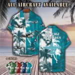 kc 130j hercules kc130j usmcaircraft palm tree pocket hawaiian shirt wipyj