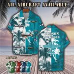 lockheed hudson wwiiaircraft palm tree pocket hawaiian shirt 0rzsg