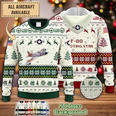lockheed p 80 shooting star p80 f80aop aircraft sweater fpezt