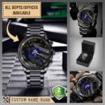Los Angeles Police Department (LAPD) CA_Black Wrist Watch