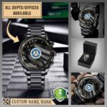 Louisiana Department of Public Safety & Corrections LA_Black Wrist Watch