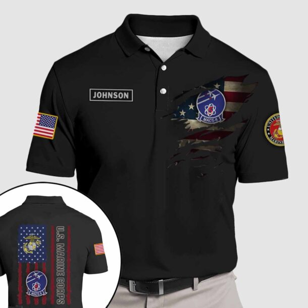 macs 5 marine air control squadron 5quarter zip hoodie aop polo tshirt x8fd2