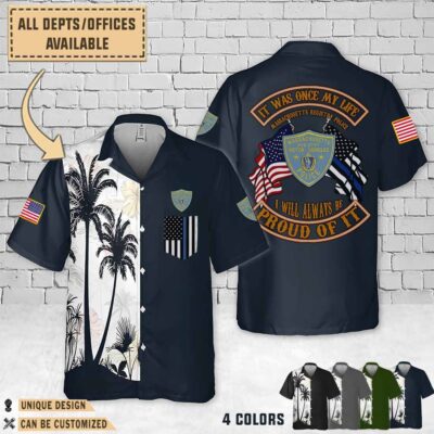 massachusetts registry police madual flag hawaiian shirt 5faze