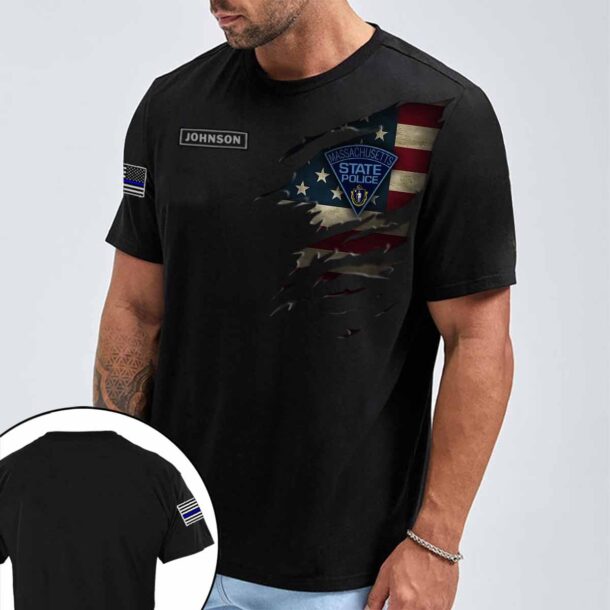 massachusetts state police maquarter zip hoodie aop polo tshirt 1g4h2